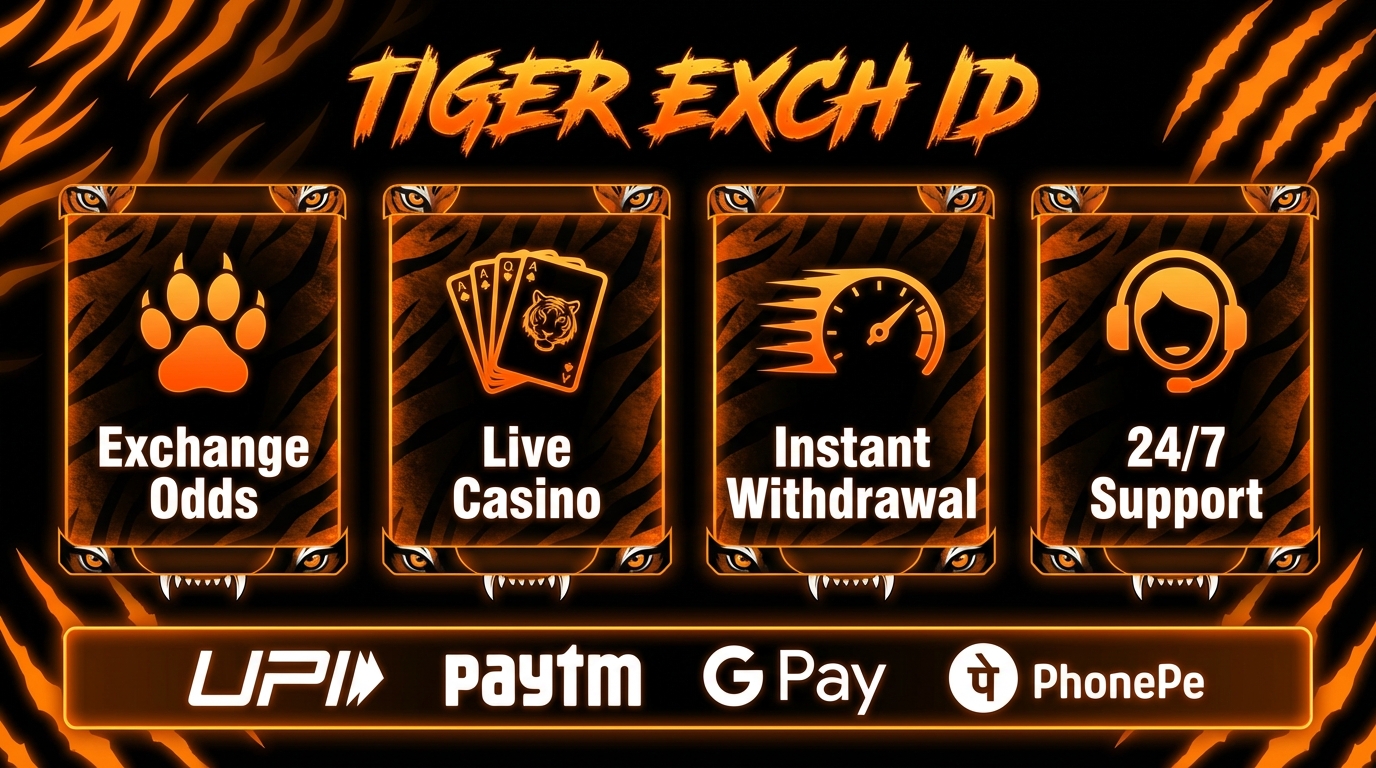 Tiger Exch features exchange odds instant withdrawal
